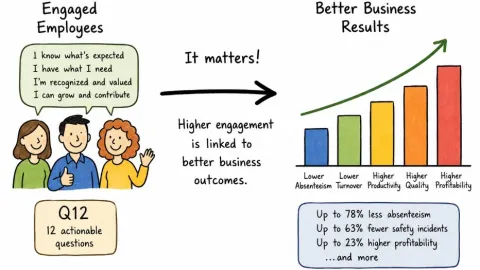 Employee Engagement Benefits Backed by More Than Common Sense