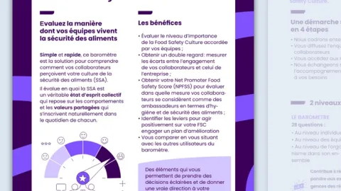 AFNOR Group Introduces Food Safety Culture Barometer For Food Chain