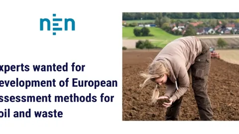 Experts Wanted for Development of European Assessment Methods for Soil and Waste