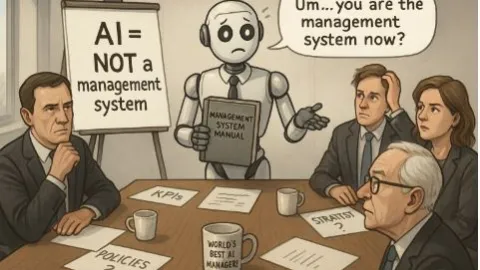 Reasons Why AI Alone Cannot Replace Human Role in Management Systems