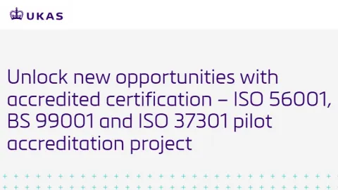 UKAS Opens Pilot Accreditation Project for Innovation, Quality, and Compliance Standards