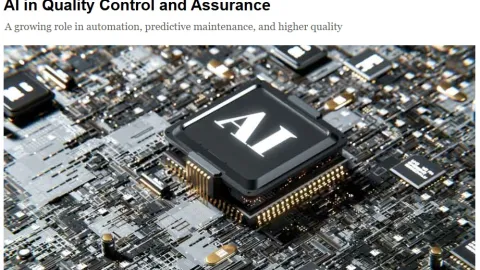 AI Set to Transform Quality Control With Predictive Maintenance and Smarter Testing