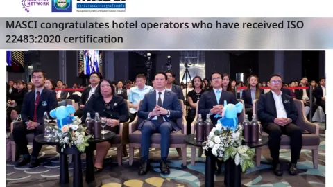 Seven Thai Hotels Gain ISO 22483 Certification for Excellence in Hospitality