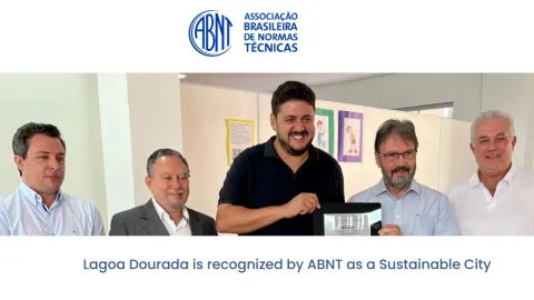 Lagoa Dourada Recognized as Sustainable City by ABNT