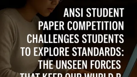 Students Challenged to Explore Hidden Role of Standards in 15th ANSI Paper Competition