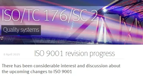 Work continues on the ISO 9001 audit in Paris, addressing all feedback collected