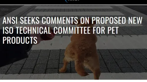 ANSI Seeks Input on Proposed ISO Committee for Pet Products