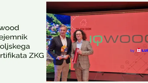 iQwood Wins Slovenia’s Top Environmental Quality Mark for Construction