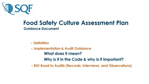 Food Safety Culture Becomes a Formal Certification Requirement Under SQF Edition 10