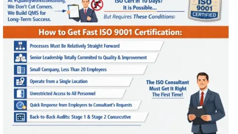 ISO 9001 Certification in 10 Days? Possible, but Only under Strict Conditions