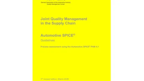 VDA Releases Automotive SPICE Yellow Volume 3rd Revised Edition for Public Review