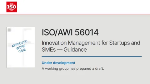 ISO Approves Development of Innovation Management Guidance for Startups and SMEs