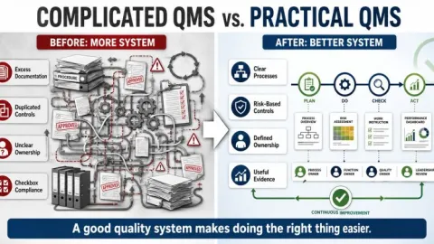 More QMS Can Mean Less Quality