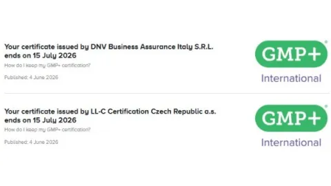 July 15 Deadline Nears for GMP+ Certificates Issued by DNV Italy and LL-C