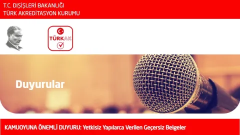 TURKAK Warns Against Unauthorized Certificates Issued by Foreign Bodies