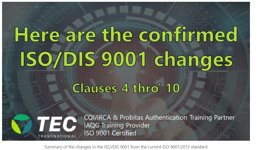 Hype Vs Reality In The Requirement Changes Of The Revised ISO 9001