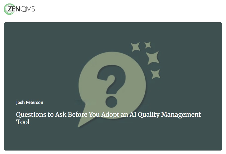 8 Questions to Ask Before You Adopt an AI Quality Management Tool