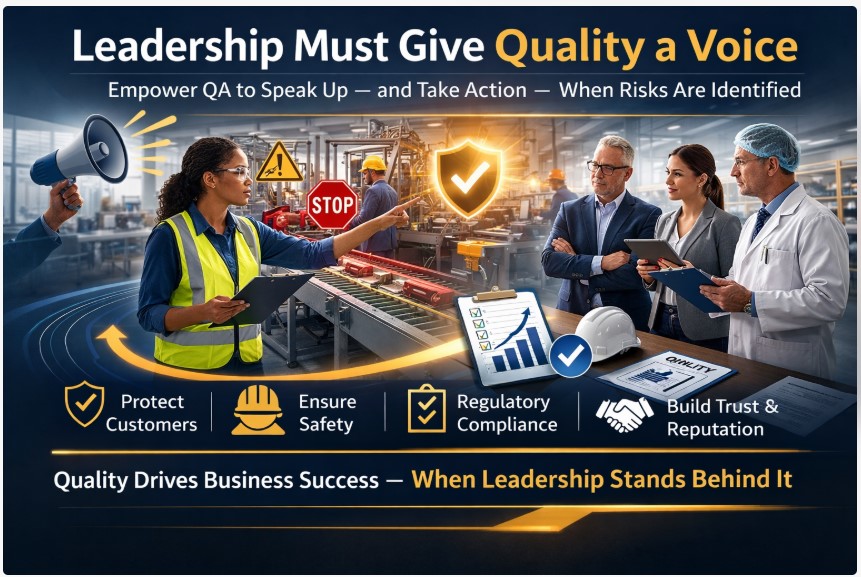 Leadership Must Give Quality a Voice
