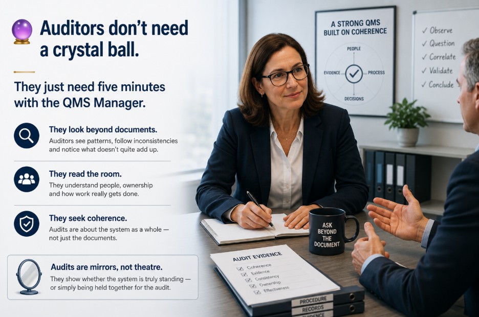 No Point Pretending - Experienced Auditors Will See Through It