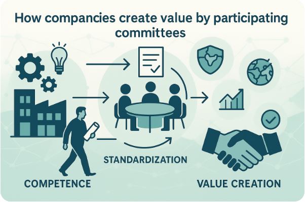 How Companies Benefit from Participation in Standardization Committees