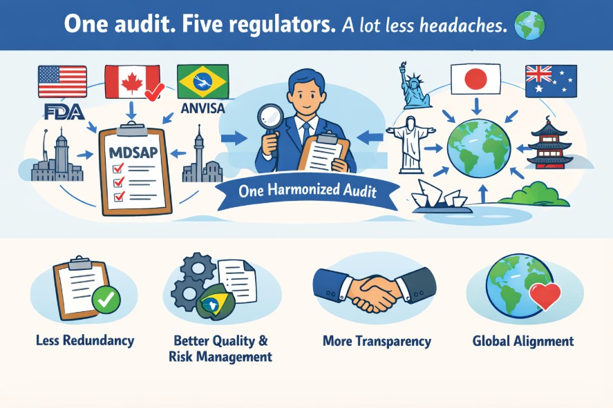 From Five Audits to One: How MDSAP Simplifies Global Medical Device Compliance